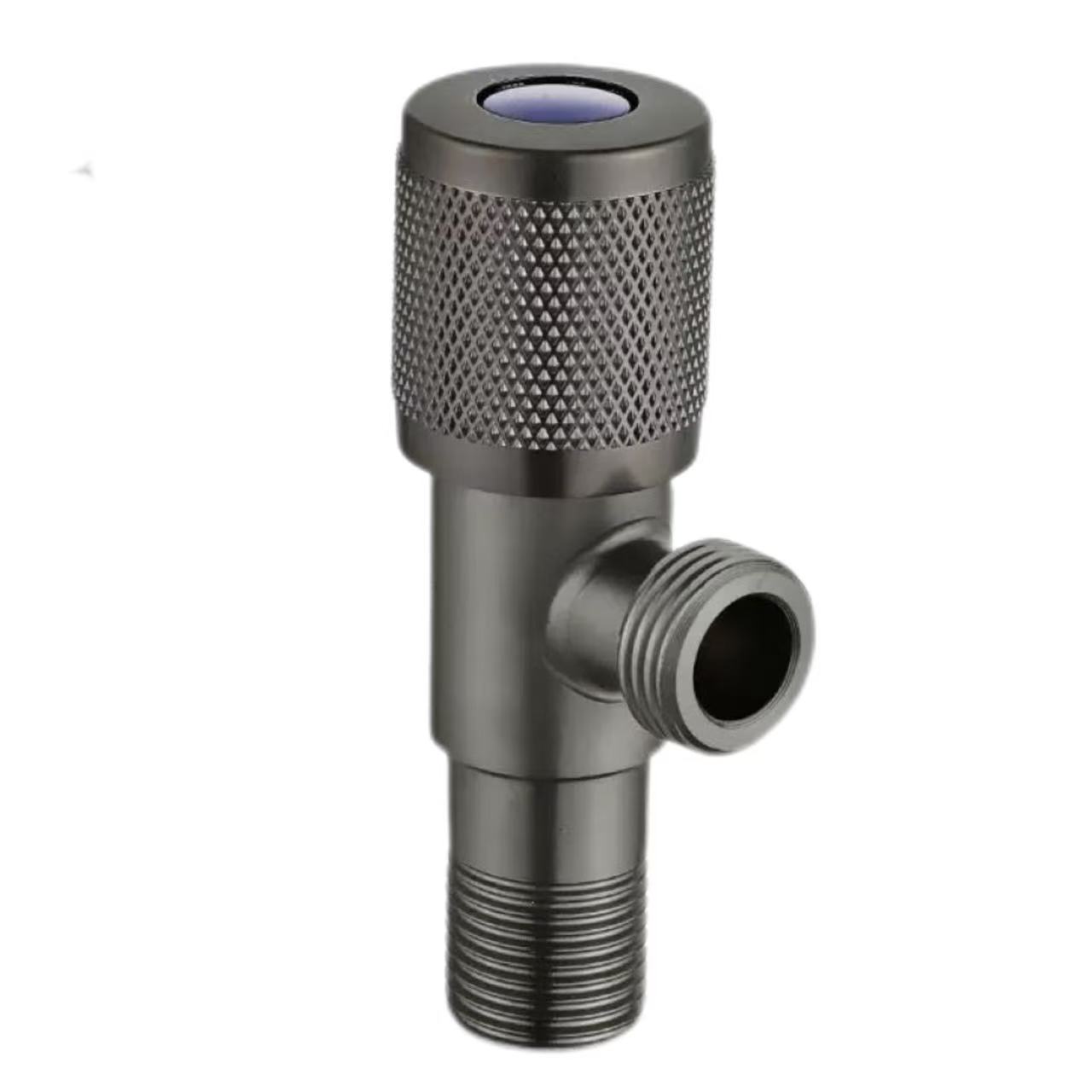 Tay cầm có khía Gunmetal Van đầu vào nước nóng và lạnh đa năng Tay cầm có khía Gunmetal Van đầu vào nước nóng và lạnh đa năng
