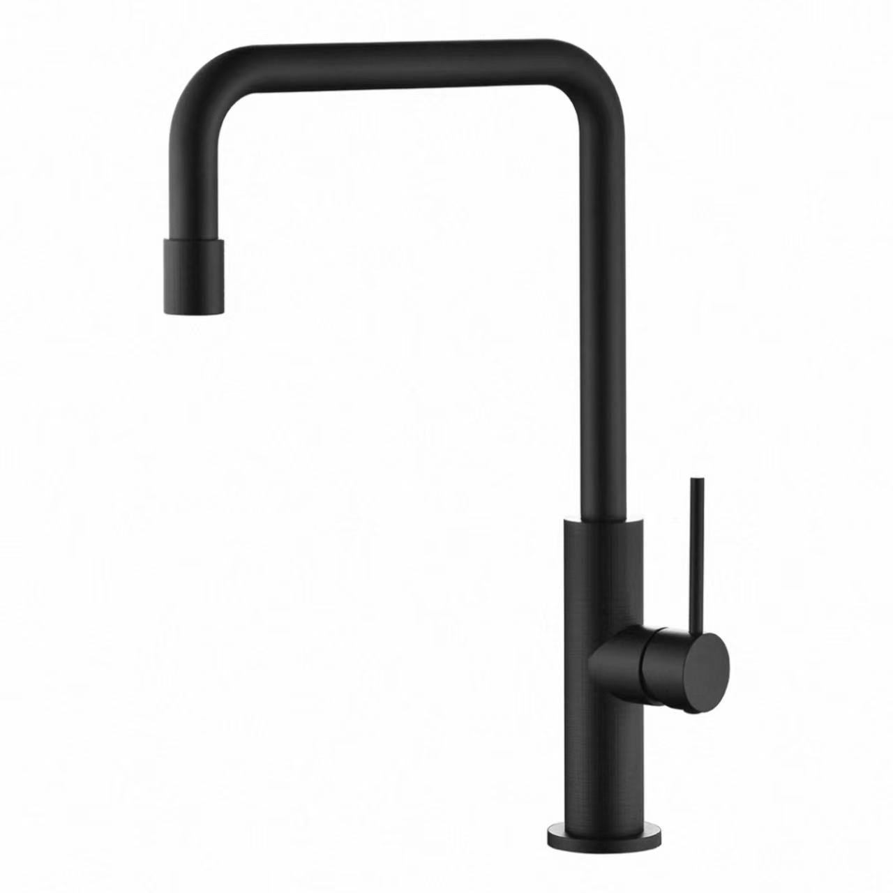 Vòi bếp nóng lạnh có khía hình chữ L tối giản Vòi bếp nóng lạnh có khía hình chữ L tối giản