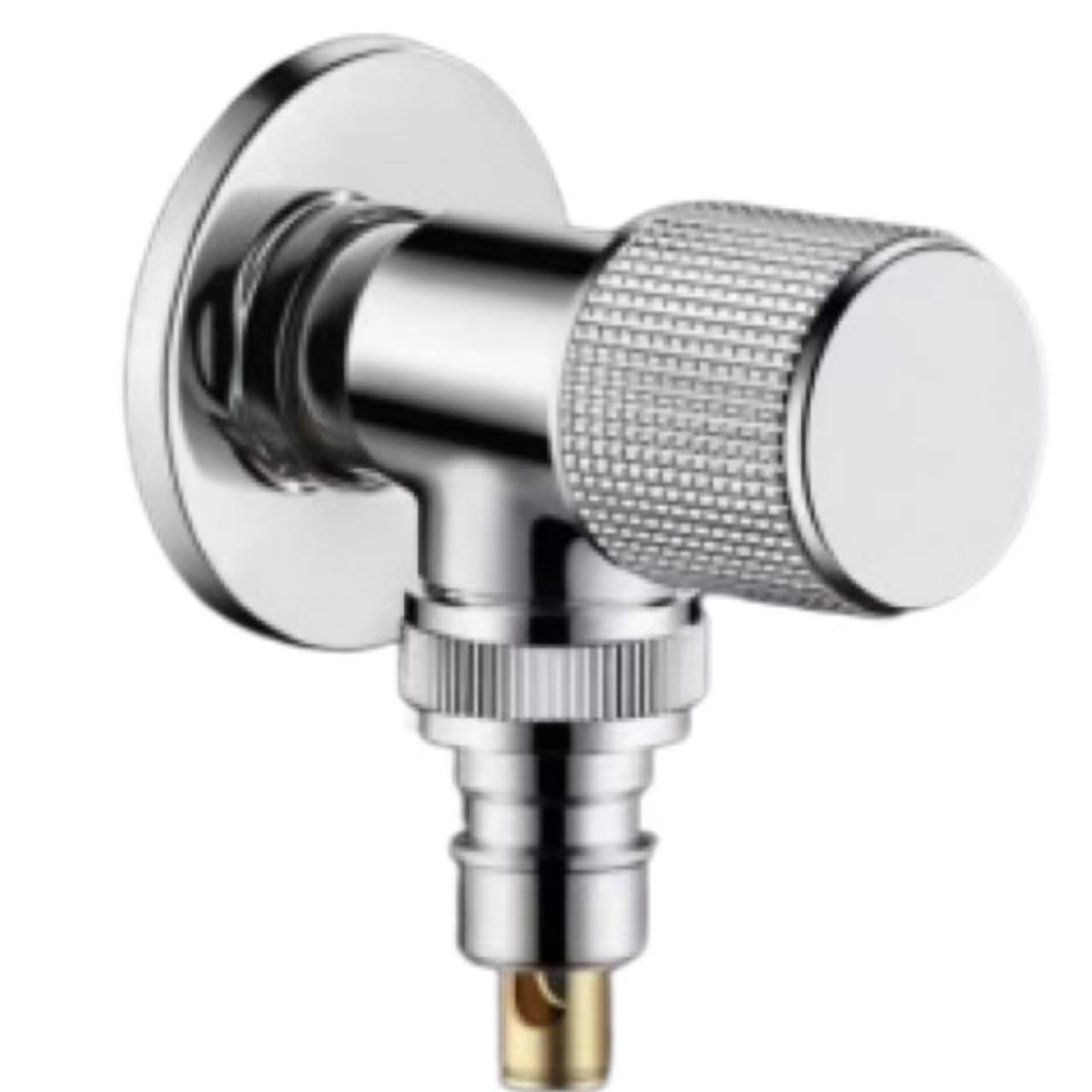 Van chặn nước có núm vặn bằng gương Chrome