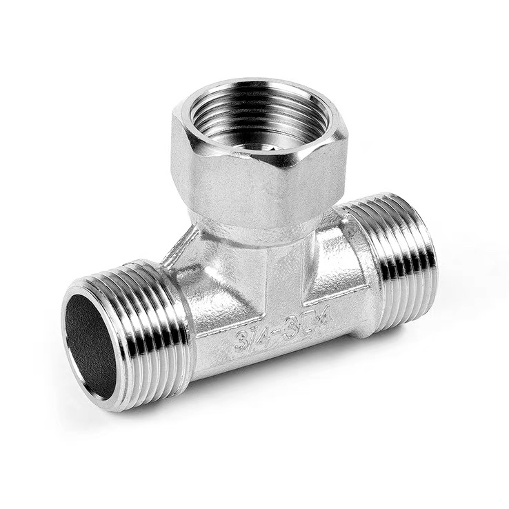 Tee ống xoay nam-nữ-nữ bằng thép không gỉ