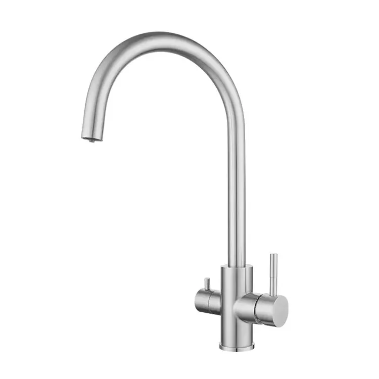 Vòi bếp nóng lạnh 3 trong 1 Swan Neck