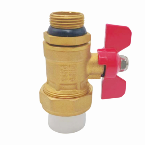 Van bi PPR25 dọc có ren nam