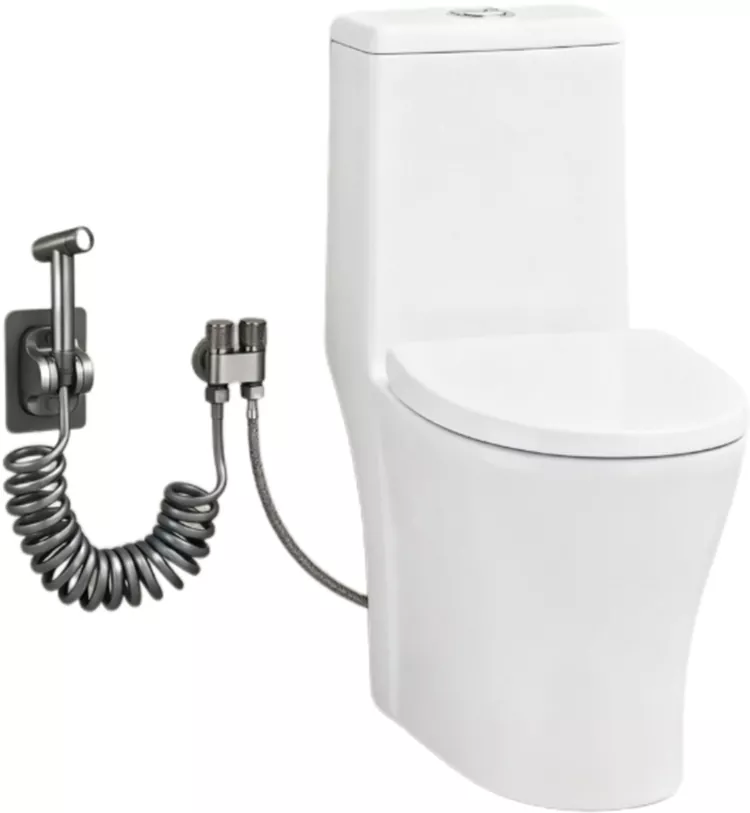 Bộ súng phun tăng áp bồn cầu treo tường